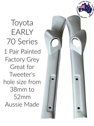 to suit Toyota Landcruiser Early 79 Series DOUBLE PILLAR POD "NEW" PAINTED GREY - Picture 7 of 14