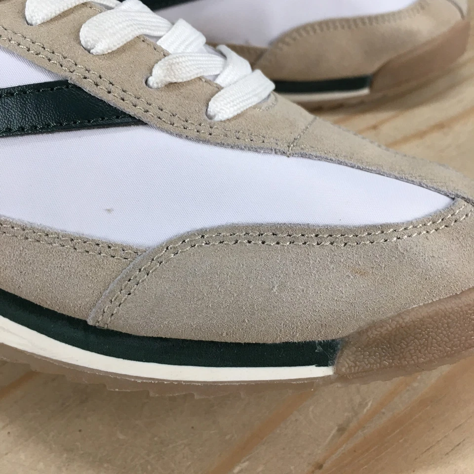 Tretorn 鞋女式 8 M Rawlins 休闲低帮运动鞋白色米色皮革 — 第 4/4 张图片