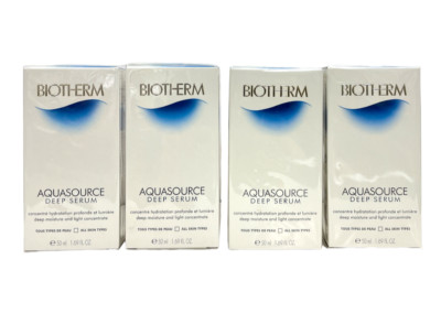 Biotherm Aquasource Deep Serum (50mL/1.69oz | All Skin Types) NEW; Lot Of 4