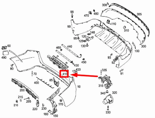 NEU MERCEDES-BENZ GLC X253 HECKSTOSSSTANGE INNENRAHMEN A2538852101 ORIGINAL - Bild 1 von 7