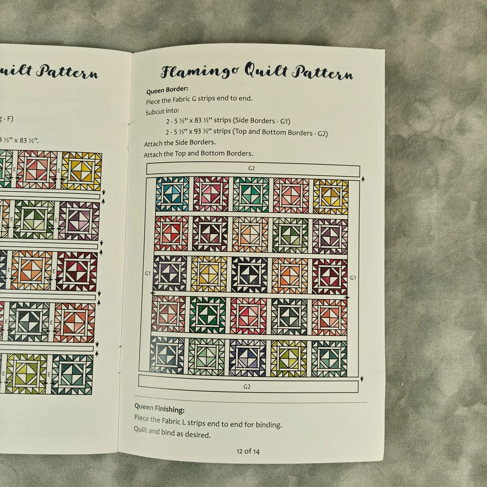 Flamingo Quilt Pattern 🦩 | Crib, Lap, Queen Sizes | It's Sew Emma - Image 3 of 4