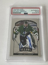 Jake Oettinger Signed Allure Slabbed PSA DNA PSA/DNA IP DALLAS STARS a