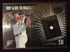 2002 Donruss Best of Fan Club Pure Power Angels Troy Glaus Baseball Card #PP-4