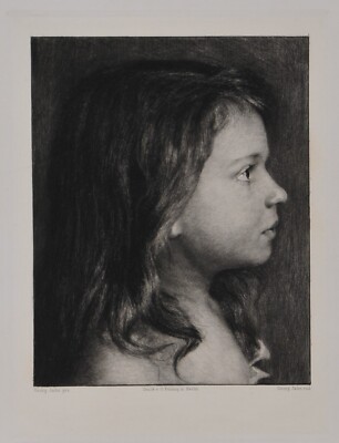 Georg Jahn /  Radierung /gedruckt von O. Felsing   Berlin/ um 1900/ 3