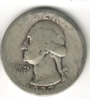 USA - 1937D - Washington ¼ $ - Silver Eagle - Rare - #12243RG