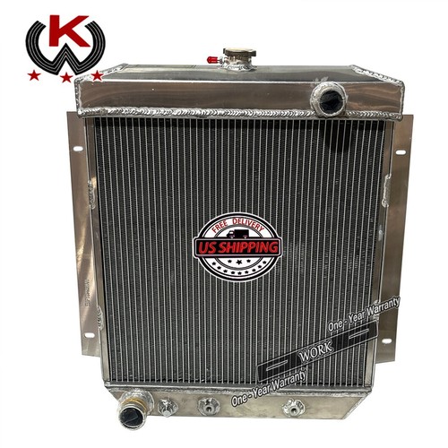Aluminum Radiator Fit 54-56 1954 1955 Ford Customline Club V8 3.9 4.2 4 ...