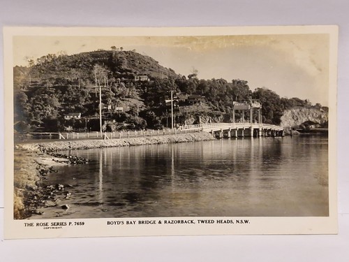 Tweed Heads Boyds Bay Bridge and Razorback - Rose Series P.7659