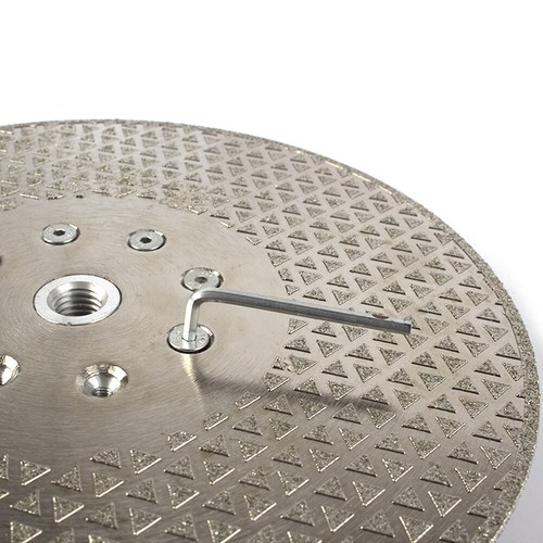230mm Electroplated Diamond Cutting Disc Grinding Wheel Double Side With 40Girt - Picture 4 of 6