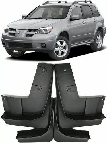 Genuine Full Set Splash Guards Mud Flaps For 2003-2006 Mitsubishi Outlander - Picture 2 of 9