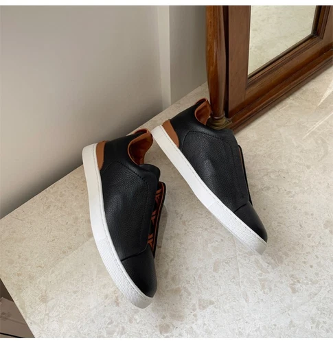 Sneakers uomo pelle traspirante taglia 39-45 - Foto 10 di 30