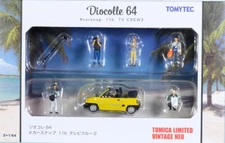 Tomytec Tomica Vintage Neo Diocolle 64 11b 11b TV CREW 2 HONDA CITY CABRIOLET