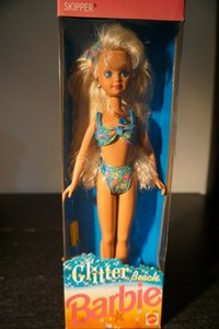 barbie glitter beach