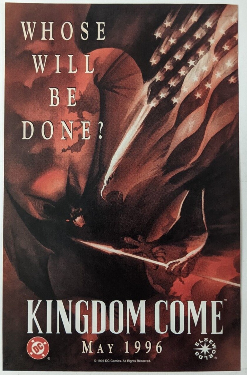 Kingdom Come Superman Print Ad Comic Poster Art PROMO Original DC