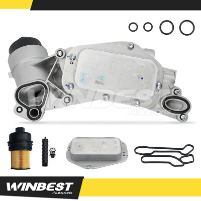 Oil Cooler Filter Assembly for 08-16 Chevrolet Aveo Cruze Sonic Saturn 1.6L 1.8L