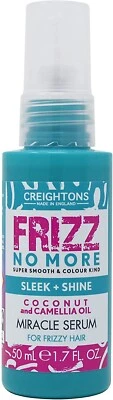Creightons Frizz No More Sleek & Shine Miracle Serum Smooth Hair NEW - UK STOCK
