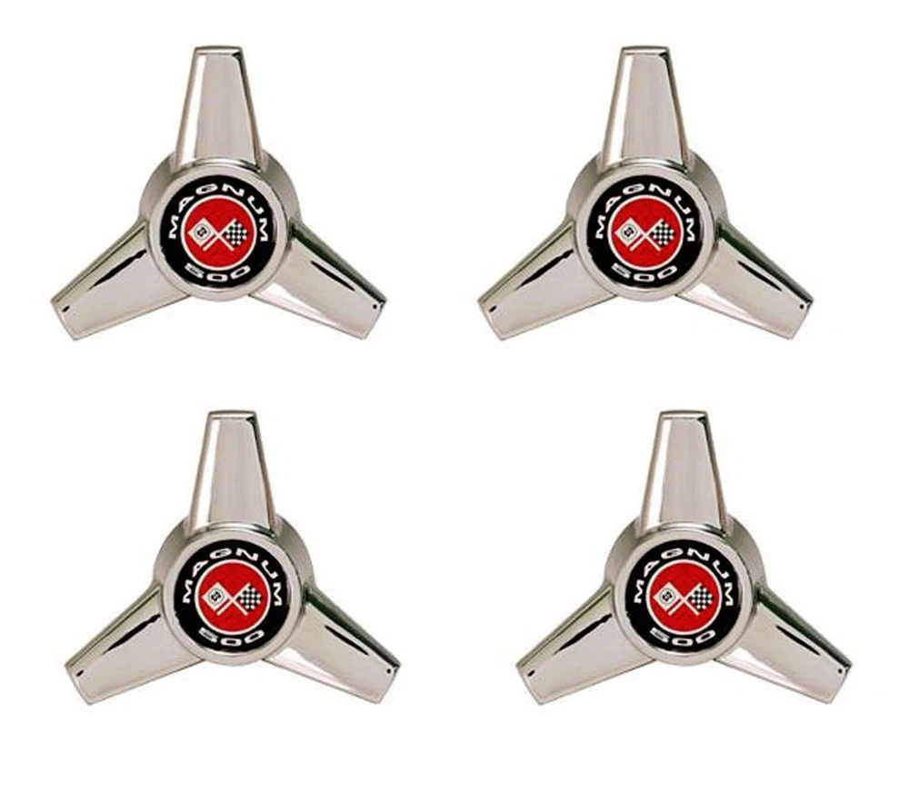 NEW! Ford Mustang 500 Spinner Caps Centers Set of 4 Knock Off | eBay