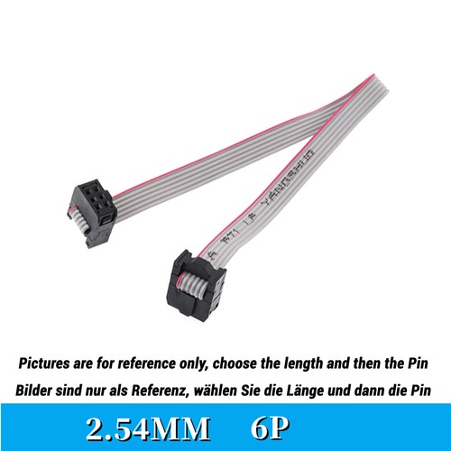 IDC Header Jumper Connector,2.54 pitch,6-64 Pin,10CM-5M flat ribbon cable,Female - Picture 6 of 21