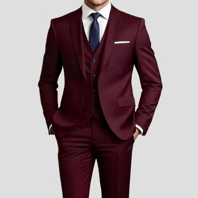 Trajes Para Hombres de Vestir Chaqueta Elegantes Saco Pantalón Largo Boda