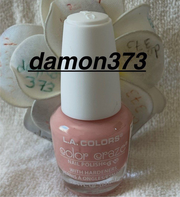 L.A. COLORS COLOR CRAZE***Plumeria***Nail  Polish~~~0.44 FL. OZ./13 mL~~~NEW