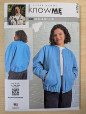New Know Me by Mimi G Sewing Pattern R12214, Size 8-16, Lydia Naomi Jacket