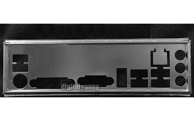 For  ASRock A320M-HDV   I/O IO Rear Baffle Backplate Motherboard *la