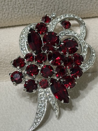 Eisenberg Vintage Brooch Large Signed Original