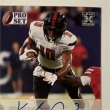 Leaf 2022 Pro Set Draft Kaylon Geiger Rookie Autograph #PSA-KG2 Football Card