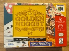 Golden Nugget 64 Nintendo 64 N64 Complete In Box CIB 1996 *Tested & Works* Nice!