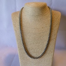 Elegant Black & 925 Silver Native American Navajo Southwestern Style Necklace