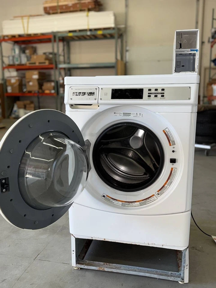 Entrega gratuita (IL) Maytag MAH22PDBWW10 lavadora de carga frontal comercial       Foto 3 de 4