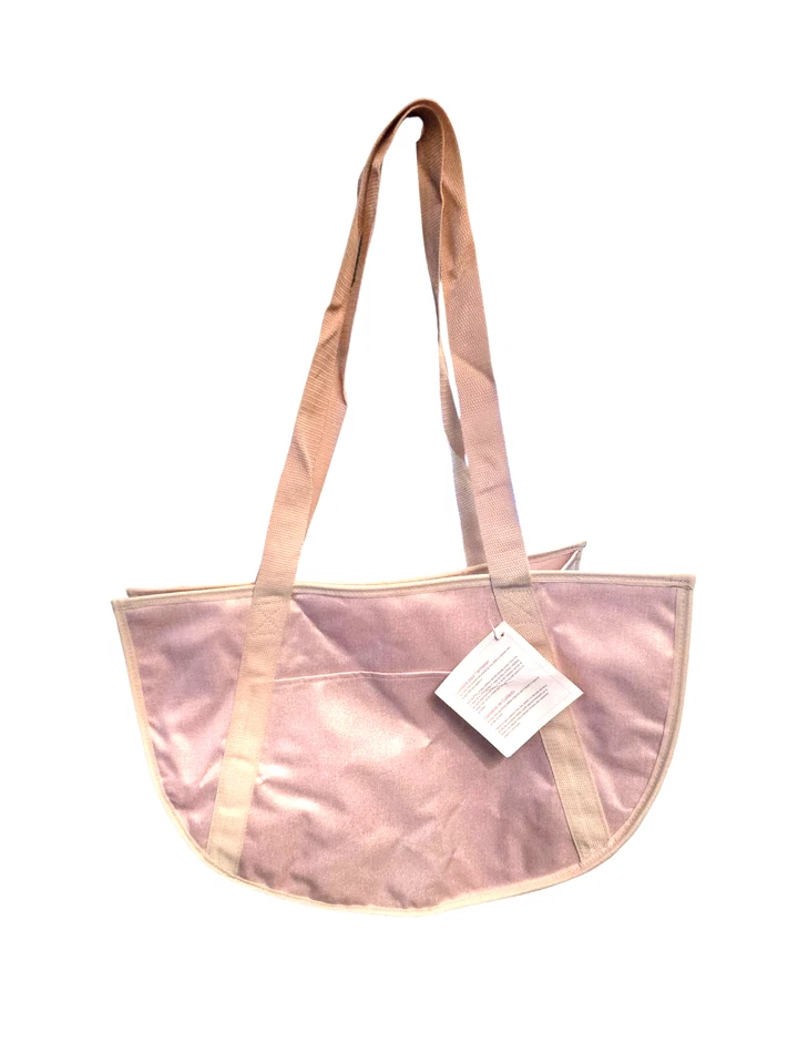 Thirty One NEW Rose Blush Metallic Extra Large Round Utility Tote 18.5"X14"X8" - Image 2 of 4