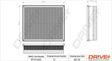 Dr!ve+ Luftfilter DP1110.10.0213 für CITROËN DS OPEL PEUGEOT TOYOTA