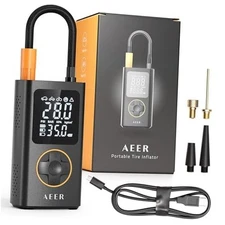 Tire Inflator Portable Air Compressor Air Pump for Car Tires (150 PSI) - 