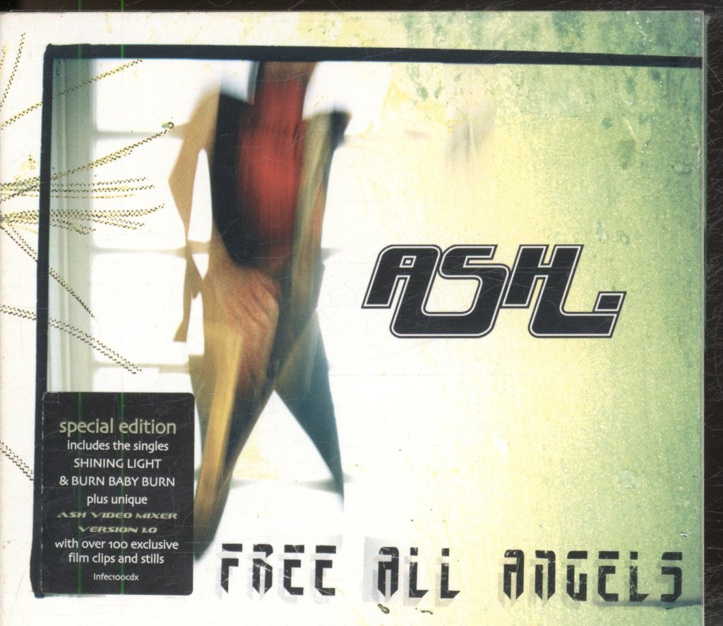 Ash Free All Angels CD Europe Infectious 2001 enhanced CD with video content in