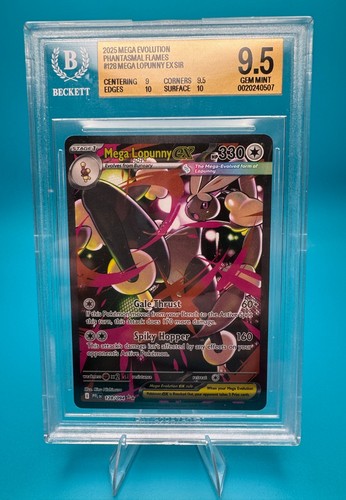 Mega Lopunny ex graded BGS 9.5 for sale on eBay