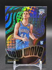 Nikola Topic 2024-25 Panini Revolution Basketball RC New Wave Insert #22 OKC