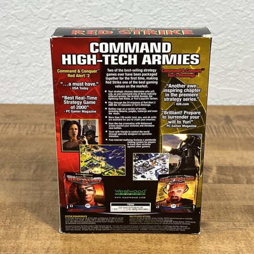 Command & Conquer: Red strike - Red Alert 2 & Yuri's Revenge Bundle Box sigillato!! - Foto 10 di 20