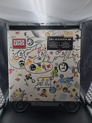 Led Zeppelin 3 1976 RARE SUPER SAVER W/HYPE STICKER MINT CONDITION IN SHRINK
