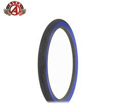 ALTA PERFORMANCE Bicycle 24" x 2.125" Black/Blue Durable TIRE CLASSIC Mini BRICK