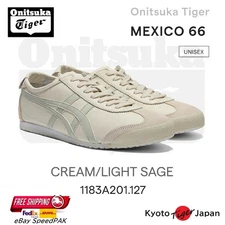 Onitsuka Tiger MEXICO 66 ( CREAM/LIGHT SAGE ) 1183A201.127 [Unisex] Casual NEW