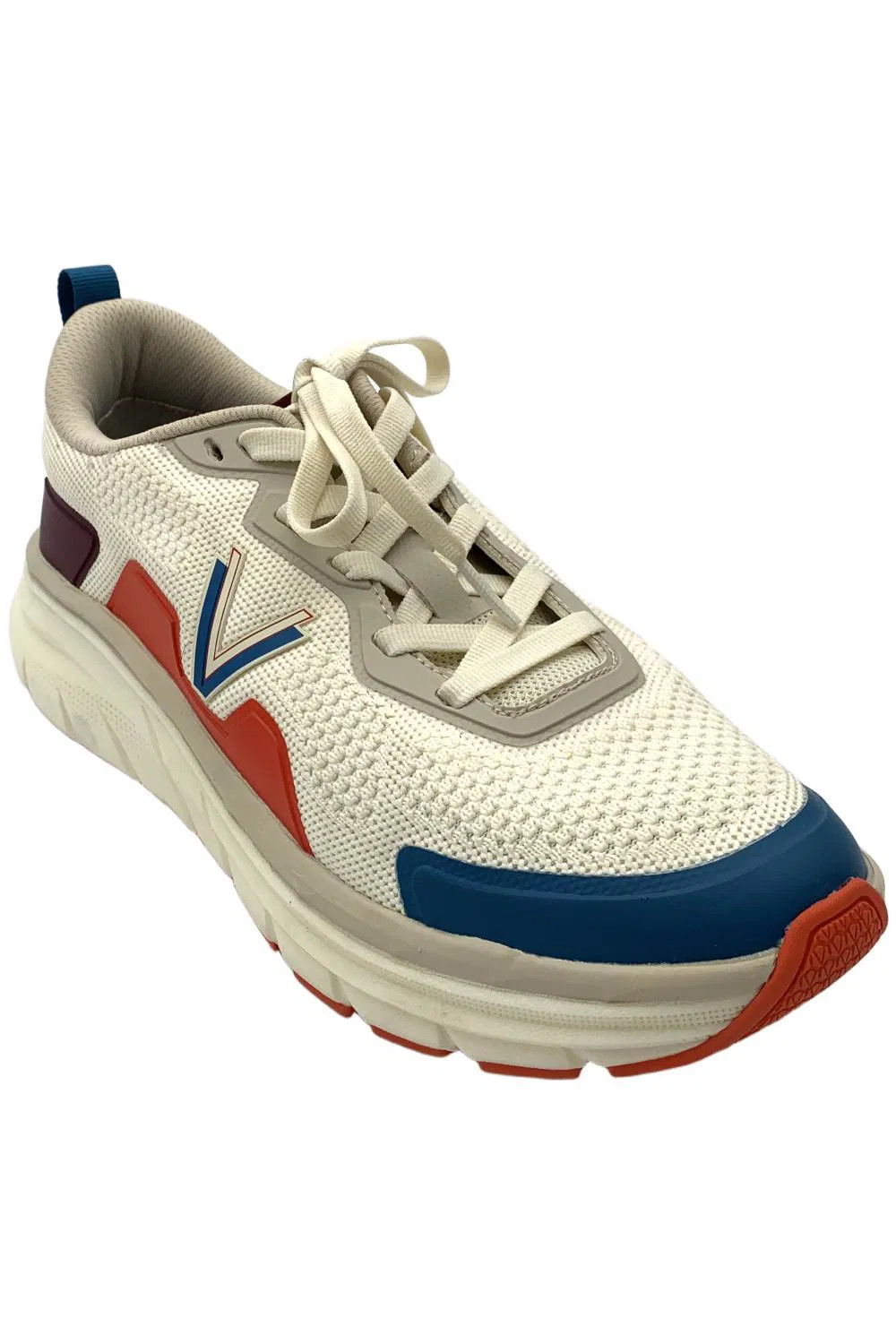 Vionic Women's Walk Max Lace-Up Athletic Sneaker Ivory Multi