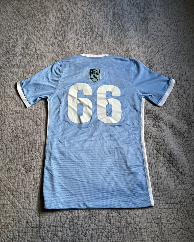 ECNL Light-Blue Nike Soccer Jersey- Men size S - Image 2 of 4