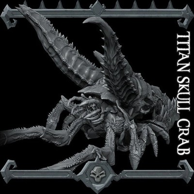 Titan Skull Crab - Rocket Pig Games Wargaming DnD D&D