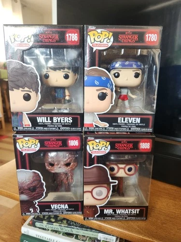 Funko Pop! Vinyl Stranger Things Will Byers, Eleven, Vecna, Mr. Whatsit #1786 #…