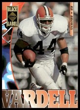 Tommy Vardell 1995 Collector's Edge #49 Black Label Cleveland Browns