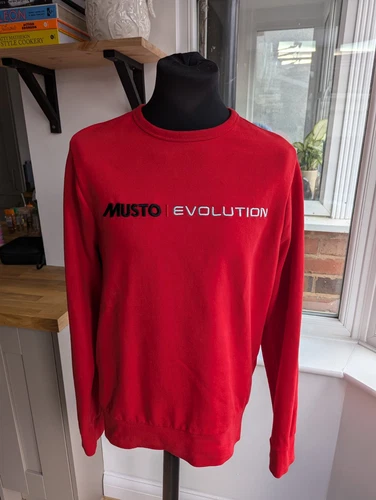 Sudadera MUSTO Evolution Roja Talla L - Imagen 1 de 8