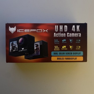 icefox Action Camera 4K 60FPS 20MP, Underwater with EIS,5XZoom