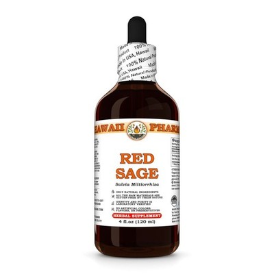 Red Sage (Salvia Miltiorrhiza) Tincture, Dried Root Liquid Extract