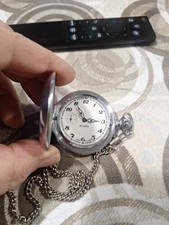 Orologio Tasca   Russo Doppia Cassa Con Catena