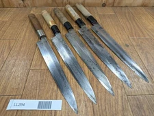 Japanese Chef's Kitchen Knife Set 5 Piece YANAGIBA from Japan LL264